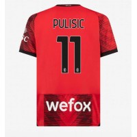 AC Milan Christian Pulisic #11 Heimtrikot 2023-24 Kurzarm